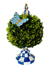 MacKenzie-Childs Royal Check Real Tree Architect’s Centerpiece Medium New, Box
