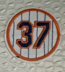 NY METS RETIRED NUMBER PATCH #37 CASEY STENGEL BASEBALL CITI FIELD
