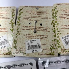 Boyds The Bearwear Collection Set 0f 5 New On Cards Pins Brooches Oakley Minnie