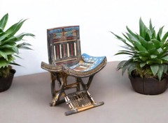Egyptian Antiquities throne chair throne of the king tutankhamun Rare BC