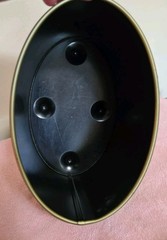 Vintage Tole Painted Black Metal Basket, Mail Desk Organizer 7″ x 4.75″ x 5″