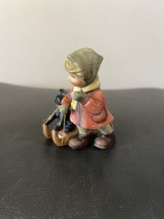 Vtg 2000 Hummel Goebel Sleigh Ride For Pup Christmas Ornament Figurine EXCELLENT