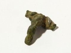 Iron Age – Roman BROOCH Part Silver Metal Detector Find – Ex Martins Lot #CM80