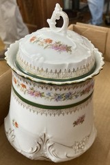 Carl Tielsch (C.T.) Altwasser porcelain from Silesia, Germany. Condensed milk