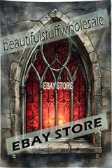 Gothic Stained Glass Arch Wall Hanging Tapestry moody dark decor 39X59 in