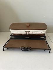 Longaberger Wrought Iron Charging Station Dark Brown