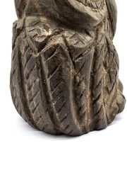 300 BC Ancient Greek Roman Statue Owl Athena Pure Stone Large Carved Artifact