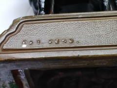 Vintage Painted Cast Aluminum Horses & Stagecoach Bookend Doorstop Carriage