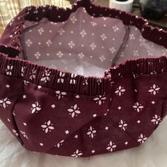 NEW Longaberger MEDIUM CATCH ALL – Basket Liner- TRADITIONAL RED ~NIP