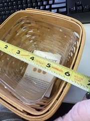 Handwoven Longaberger Basket RARE 5 Signatures Mint Condition Never Used Mint