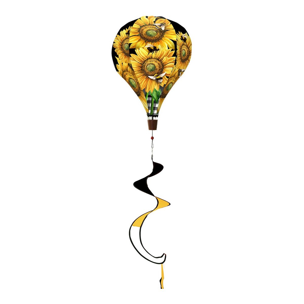 Briarwood Lane Summer Buzzing Sunflowers Hot Air Balloon Spinner 54×12