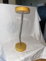 Vintage 1975 Lucite Magic Hanging Big Eyes Goose Neck Magnifying Makeup Mirror
