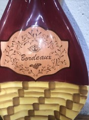 VINTAGE HOME INTERIORS WINE DECORATION BOTTLES SPOON REST TRAYS/ WALL HANGINGS