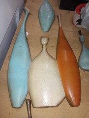 Vintage Sexton Cast Wine Bottles Full Set
