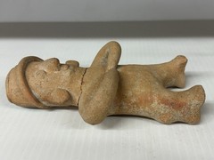 AMAZING AUTHENTIC PRE-COLUMBIAN HUMAN EFFIGY CLAY FIGURE ~ MEXICO, STATUE, DOLL
