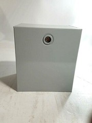 Unbranded Gray Lid Hinged w/Lock; 8×10-1/2×11-5/8; Part #MHD10108RL