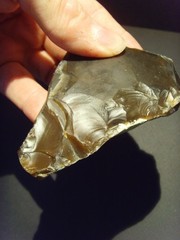 Lower Paleolithic – Fine Acheulean convergent scraper. c.450,000 BP.
