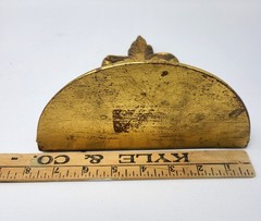 Pair Neoclassical Gold Gilt Wall Shelf Shelves Brackets Possible 1940s Italy Vgt