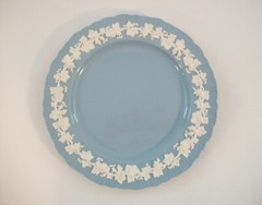 WEDGWOOD – Four Embossed Queen’s Ware Plates – United Kingdom – Circa 1950’s