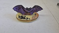 RARE Authentic Limoges Box France Halloween Bat Artoria 116/1000 Box & COA