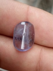 Ancient beautiful sapphire color cabochon Unknowns stone from Afghanistan