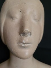 Florentine Art Plaster 132 Antique 1914 Unknown Woman by Donatello