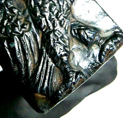 300 BC Authentic Ancient Roman hololith Ring Engraved Gemstone Depict Eagle