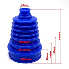Universal CV Boot Kit – Thick Silicone Constant Velocity Joint Gaiter (Blue)