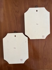 VTG Wood Plaques Children Bath Turtle Duck Wall Decor Kitschy 3D Relief Paint