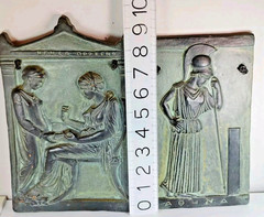 Lot Of 2 Greek Souvenirs Meditating Minerva, Igisso Proxenou See Photos