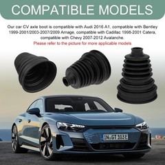 2PCS Universal CV Axle Boot Repair Kit Flexible Silicone Joint Covers Set