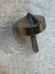 Micro Spinning toy metal Top One of a kind Handmade Long Spin Time