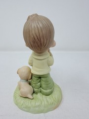 Precious Moments 2001 God Understands Brunette Boy Report Card Porcelain E1379BR