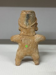 AMAZING AUTHENTIC PRE-COLUMBIAN HUMAN EFFIGY CLAY FIGURE ~ MEXICO, STATUE, DOLL