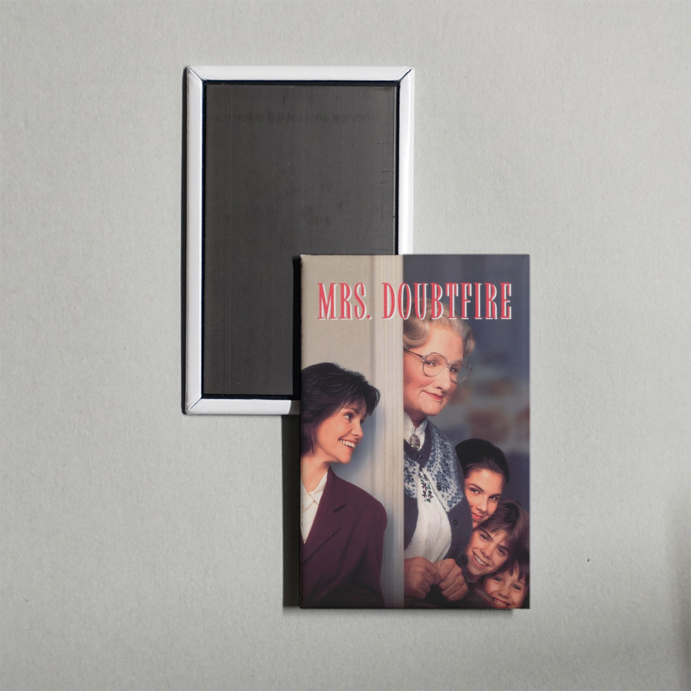 Mrs. Doubtfire Mini Movie Poster Fridge Locker Magnet