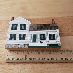 VTG 1998 Elizabeth Cady-Stanton House Seneca Falls NY Cats Meow Vlg Shelf Sitter