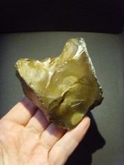 Lower Paleolithic – Large Acheulean notched scraper. c.450,000 BP.