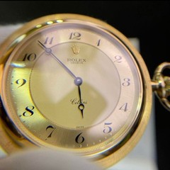 Rolex Cellini Pocket Watch 18K 750 Gold Manual Winding Working Item JAPAN JP