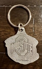 Ohio State Football Key Chain Lot – Bobblehead, Helmet, Player, & Ohio Stadium