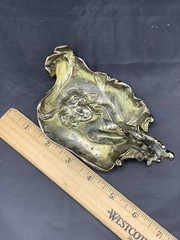 Art Nouveau Style Lady Nappy Tray/Dish