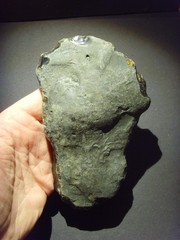 Lower Paleolithic – Large Acheulean ‘planular’ chopper c.450,000 BP.