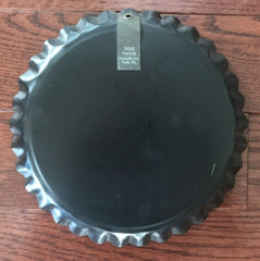 Set of 6 Tole Ware Metal Crimped Plates PA Dutch Tole Twins Yorkcraft, Inc. 8″