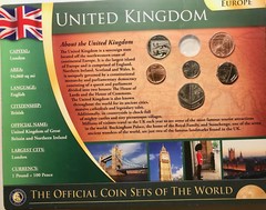 THE OFFICIAL COIN SETS OF THE WORLD BY THE FRANKLIN MINT “UNITED KINGDOM” READ