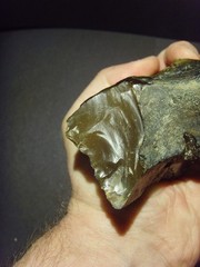 Lower Paleolithic -Fine Acheulean chisel/chopper. c.500,000+ BP.