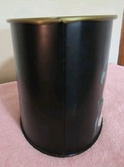 Vintage Tole Painted Black Metal Basket, Mail Desk Organizer 7″ x 4.75″ x 5″