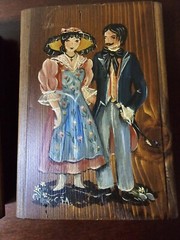 Vintage Wall Plaques From Switzerland, Set Of Three, Size: 3 1/2″w X 7 1/2″l…