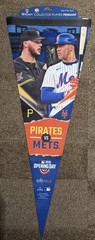 NY METS PITTSBURGH PIRATES OPENING DAY PENNANT 2026 BASEBALL BANNER SKENES SOTO