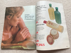 Vintage AVON 1980 SALES CATALOG BROCHURE (Campaign 11) ~ Large Format/ No Label