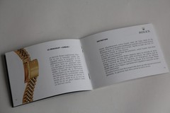 ROLEX Booklet Your Rolex Oyster 2004 booklet (61122)