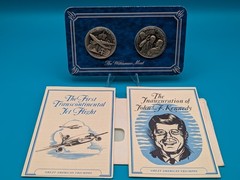 The Whittnauer Mint First Transcontinental Jet Flight Inauguration John Kennedy